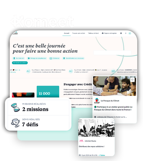 Plateforme d'engagement Komeet